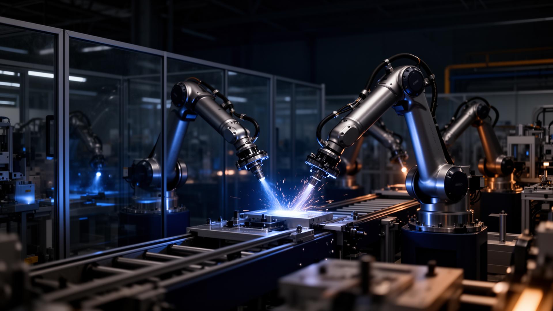 Advanced robotic manufacturing line